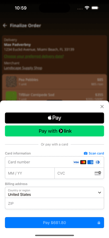 Landscape Supply App