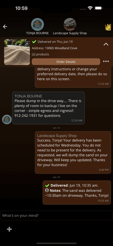 Landscape Supply App